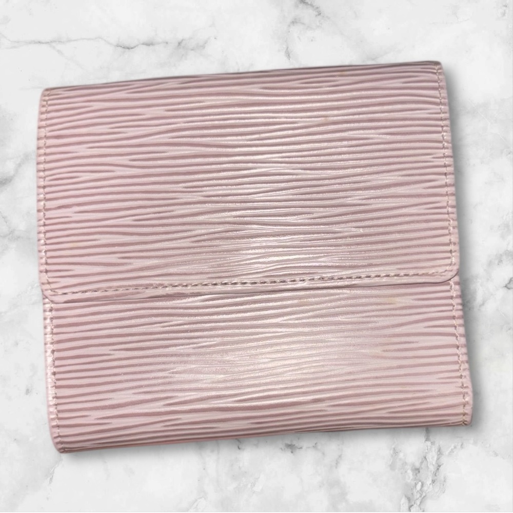Louis Vuitton Elise  epi wallet (lilac) - Picture 3 of 9